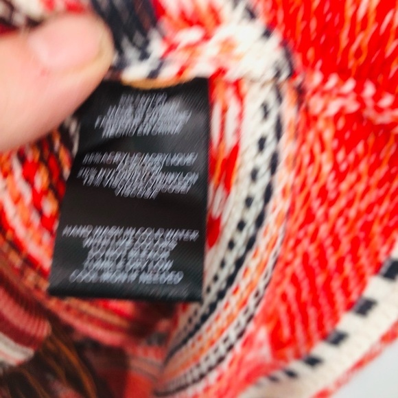 RARE MAXSPORT Tribal Aztec Long Cardigan Bohemian Boho Fringe Size M‎ $298 - Picture 12 of 16